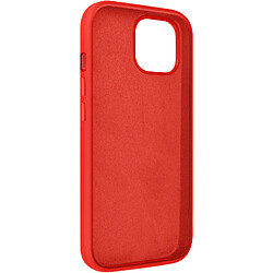 Moxie Coque pour iPhone 15 Plus Semi-rigide Intérieur Microfibre Rouge