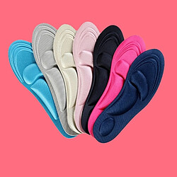 Acheter Wewoo Une paire éponge de sport 4D à semelle souple à talons hauts Coussin Soulagement des douleurs Insertion pour Femme Beige