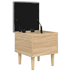 Acheter Maison Chic Banc de rangement | Meuble de rangement d'Entrée | Coffres d'Intérieur chêne sonoma 42x42x46 cm bois d'ingénierie -MN91355