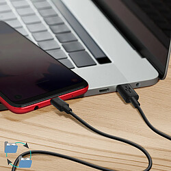 Avis Avizar Câble Micro-USB vers USB Charge + Transfert PC Charge/Synchro - Noir