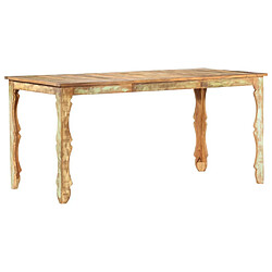 Acheter vidaXL Table de salle à manger 160x80x76cm Bois de récupération massif