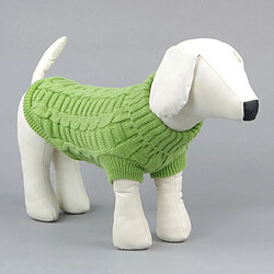 Wewoo Pull de chien de couleur unie très élastique Teddy Dog ClothesTaille XS Vert