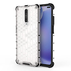 Wewoo Coque Pour Xiaomi Redmi K30 Shockproof Honeycomb PC + TPU Housse de protection Blanc