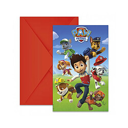 6 CARTES D'INVITATION PAT'PATROUILLE