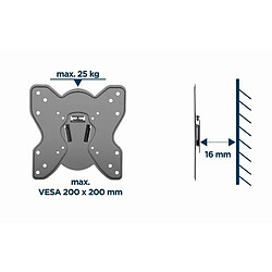 Avis Support mural GEMBIRD WM-42F-03