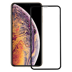 Wewoo Film de verre trempé pour écran Full Fiber carbone au plasma anti-empreintes digitales au pour iPhone XS Max