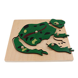 2 Pièces Enfants En Bois Montessori Animaux Cheville Puzzle Puzzle Jouet 01