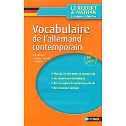 Vocabulaire de l'allemand contemporain