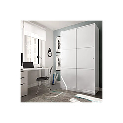 Loungitude Armoire FLORA 2 portes coulissantes L120