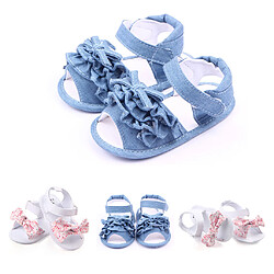 Avis bébé été chaussures sandales anti-dérapant semelle souple 0-18m 7-12 mois rose