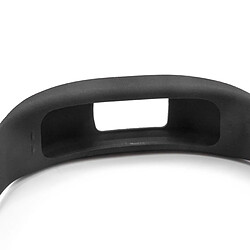 vhbw bracelet 23cm compatible avec Garmin Vivofit 4 montre connectée - silicone noir