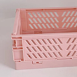 Petit Panier De Rangement Organisateur De Bureau Multiusage Support Divers Rose