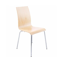 Kokoon Design Chaise repas design Classic Naturel. pas cher