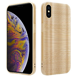 Cadorabo Coque iPhone XS MAX Etui en Or