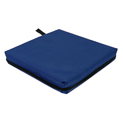 coussin de siège de chaise imperméable à l'eau coussin de camping de jardin extérieur bleu marine pas cher