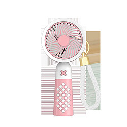 (Rose) Petit Ventilateur de Poche Chargement Usb Ventilateur Portable à Trois Pales De Refroidissement Par Brise Puissant