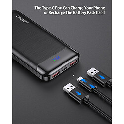 SANAG Power Bank 10000Mah+Caricabatterie, Batteria Caricatore Portatile Con Ricarica Rapida 5V/3A Spina Usb-C, 15W Mini Powerbank Per Apple Iphone 14/13/12/11, Ipad,Airpods Pro, Xiaomi,Huawei,Samsung pas cher