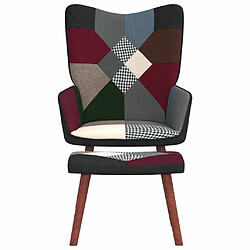 Maison Chic Chaise de relaxation | Fauteuil relax avec repose-pied Patchwork Tissu -GKD60368