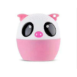 Universal Yyh-cute mini caricatures animaux de compagnie caricaturé sans fil Bluetooth Loundspeakers | haut-parleurs portables (rose)