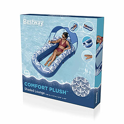 Bestway Matelas Gonflable avec Parasol Comfort Plush 198x112 cm Plage et Piscine 43732 - Reconditionné