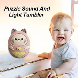 Universal Bébé 0 1 an Musique Puzzle Sensory Toy Cartoon Tubler Doll