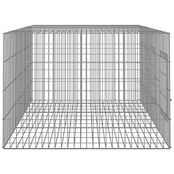 Acheter vidaXL Cage à lapin 3 panneaux 163x79x54 cm Fer galvanisé