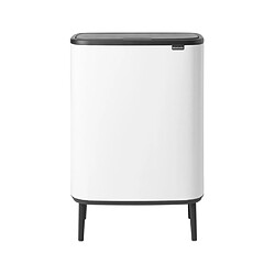 Brabantia Poubelle Touch Bo Touch Bin Hi, 60L - White