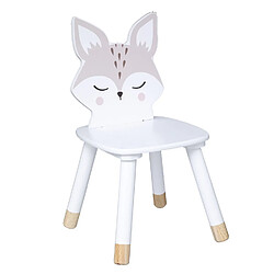 Atmosphera, Createur D'Interieur Chaise Renard pour enfant - Blanc