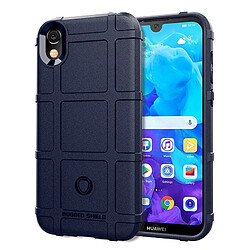 Wewoo Coque Housse de protection antichoc en silicone pour Huawei Y5 2019 Bleu