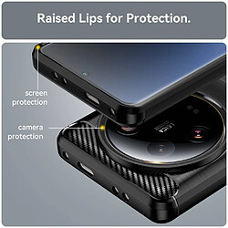 Avis Htdmobiles Coque pour Xiaomi 13 Ultra 5G - housse etui silicone gel carbone + film ecran - NOIR