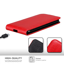 Cadorabo Coque Motorola MOTO E20 / E30 / E40 Etui en Rouge