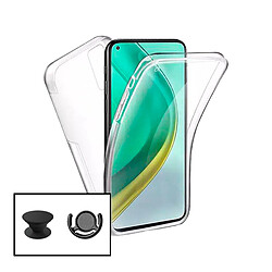 PHONECARE Kit Coque 3x1 360° Anti Choc + 1 GripHolder + 1 Support de GripHolder Noir pour OPPO A53