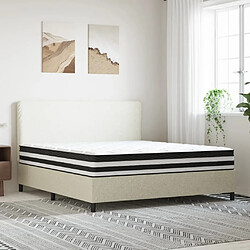 vidaXL Matelas à ressorts ensachés moyen 180x200 cm