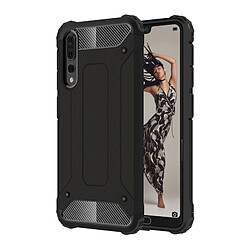 Wewoo Coque renforcée noir pour Huawei P20 Pro Full-Rugged TPU + PC Combinaison Couverture Arrière