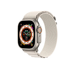 Eko Bracelet pour Apple Watch Ultra 49mm en Textile Blanc