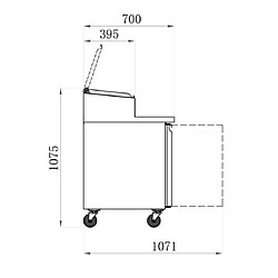 AFI COLLIN LUCY? Saladette Réfrigérée Positive - 282 ou 417 Litres - AFI Collin Lucy