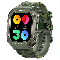 Yonis Montre Connectée 5ATM IP69K Cardio Sommeil Bluetooth 5.0