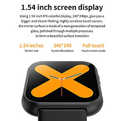 Universal Écran tactile complet Smartwatch Homme Sport Imperméable Bluetooth Smartwatch Femme Appelez IOS Samsung | Smartwatches (Noir)