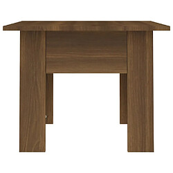 Acheter vidaXL Table basse chêne marron 55x55x42 cm bois d'ingénierie