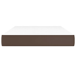 Avis Maison Chic Matelas de lit à ressorts ensachés, Matelas doux Marron 120x200x20 cm -GKD60099