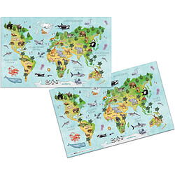 HERMA Sous-main 'Carte du monde', (L)550 x (H)350 mm ()