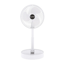 Le Ventilateur Personnel Portatif De Ventilateur De Bureau Pliable 3 Accélère Le Blanc Rotatif Principal