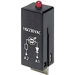 Module enfichable avec LED, avec diode de protection TE Connectivity 5-1415036-1 Couleur d'éclairage: rouge 1 pc(s)