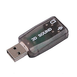 Universal Adaptateur carte son USB 2.05.1 3D.