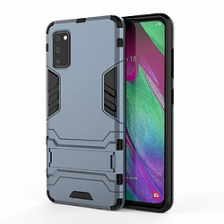 Coque en TPU Hybride 2 en 1 avec béquille bleu pour votre Samsung Galaxy A41 (Global Version)