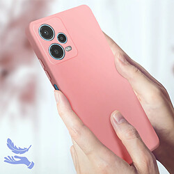 Acheter Avizar Coque pour Xiaomi Redmi Note 12 5G Semi-rigide Soft-touch Fast Cover Rose