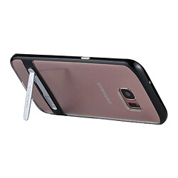 Wewoo Coque renforcée noir pour Samsung Galaxy S7 Edge détachable galvanoplastie cadre de pare-chocs + TPU Antichoc Housse de protection arrière avec support MERCURE