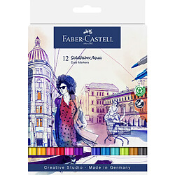 FABER-CASTELL Marqueur aquarelle GOLDFABER, étui de 12 ()