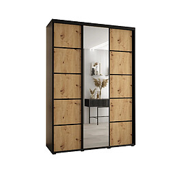 Abiks Meble Armoire DAVOS 5 À Portes Coulissantes 235,2/180/45 3 Portes