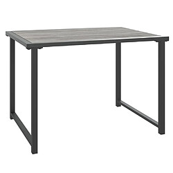 Maison Chic Table de jardin | Table d'extérieur anthracite 55x40x37 cm acier -GKD49394